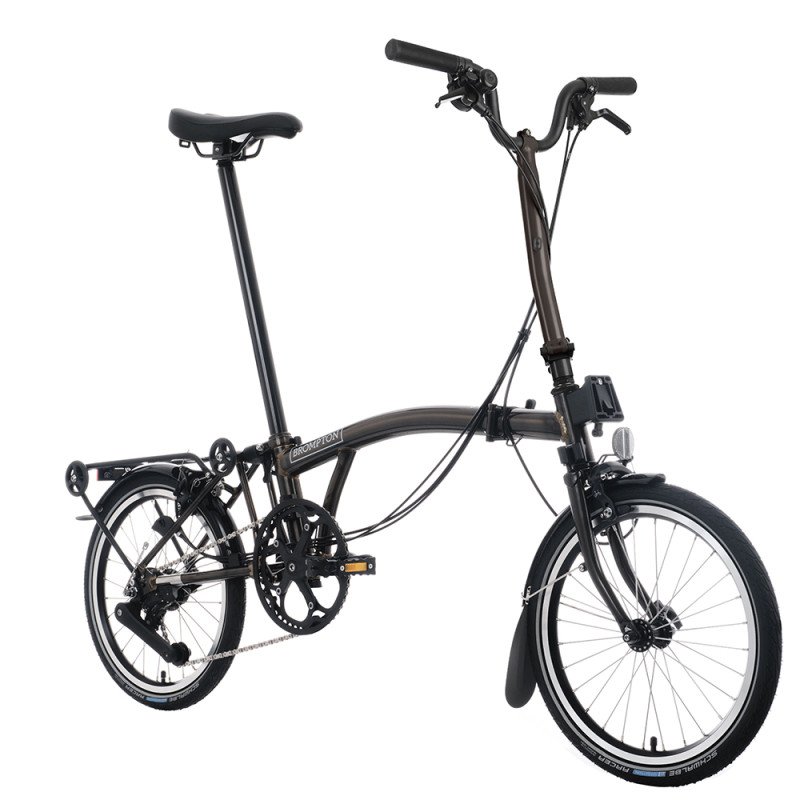 Vélo pliant Brompton C Line - 12 vitesses - Guidon H
