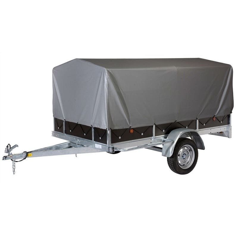 Bâche Haute NORAUTO pour Remorque Bois 1 Essieu – Protection Renforcée +80 cm – Image 3