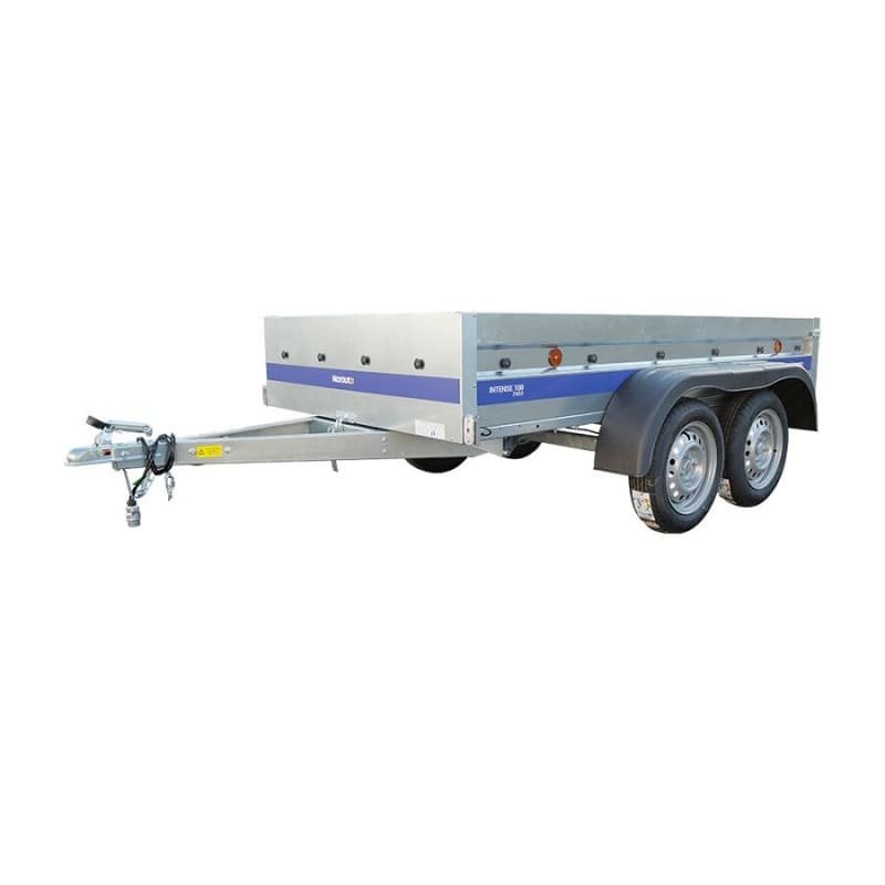Remorque NORAUTO INTENSE 100 2M50 – Double essieu, 500 kg, grande caisse 2m50