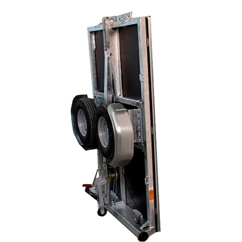 Remorque pliante 500 kg WT150BF – Multifonctions, résistante et facile à ranger – Image 5
