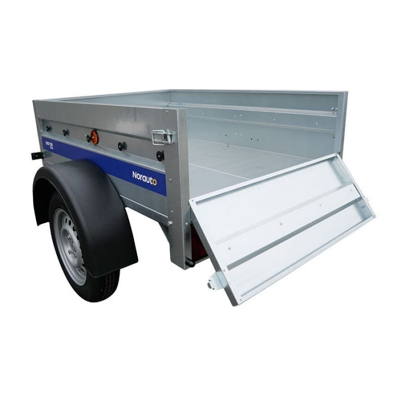 Remorque NORAUTO EASY 200 1M35 – Transport de bagages et déchets verts 500 kg – Image 9