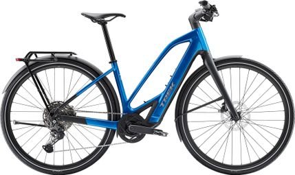 Vélo de Ville Électrique Trek FX+ 7 Mid-Step Shimano Cues 10V 360Wh 700mm Bleu 2025