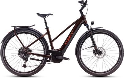 Vélo VTC Cube Touring Hybrid Pro 500 cinnamon´n´orange