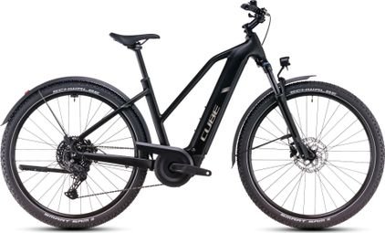 VTC Électrique Cube Nuride Hybrid Pro 600 Allroad Trapeze Shimano Cues 10V 600 Wh 29'' Noir 2025