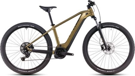 VTT Électrique Semi-Rigide Cube Reaction Hybrid Performance 500 Shimano Cues 9V 500 Wh 27.5'' Or Lime 2025