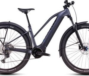 VTT Électrique Semi-Rigide Cube Reaction Hybrid Pro 600 Allroad Trapeze Shimano Deore/Deore XT 12V 600 Wh 29'' Gris Metallic 2025