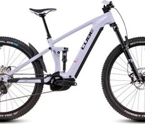 VTT Électrique Tout-Suspendu Cube Stereo Hybrid One44 EXC 800 Shimano Deore XT 12V 800 Wh 29'' Violet Rose Cyclamen 2025