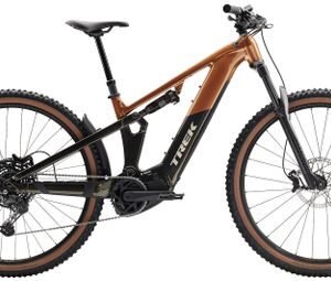 VTT Électrique Tout-Suspendu Trek Powerfly+ FS 4 Shimano Cues 10V 600Wh 27.5'' Orange/Vert Gén. 4